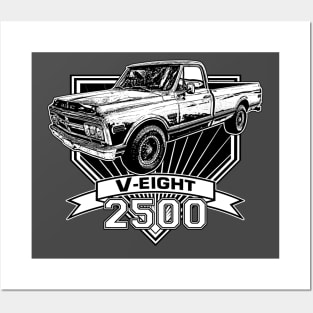 2500 V-eight pickup truck GMC Posters and Art